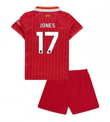 Liverpool Curtis Jones #17 Primera Equipación Niños 2024-25 Manga Corta (+ Pantalones cortos)